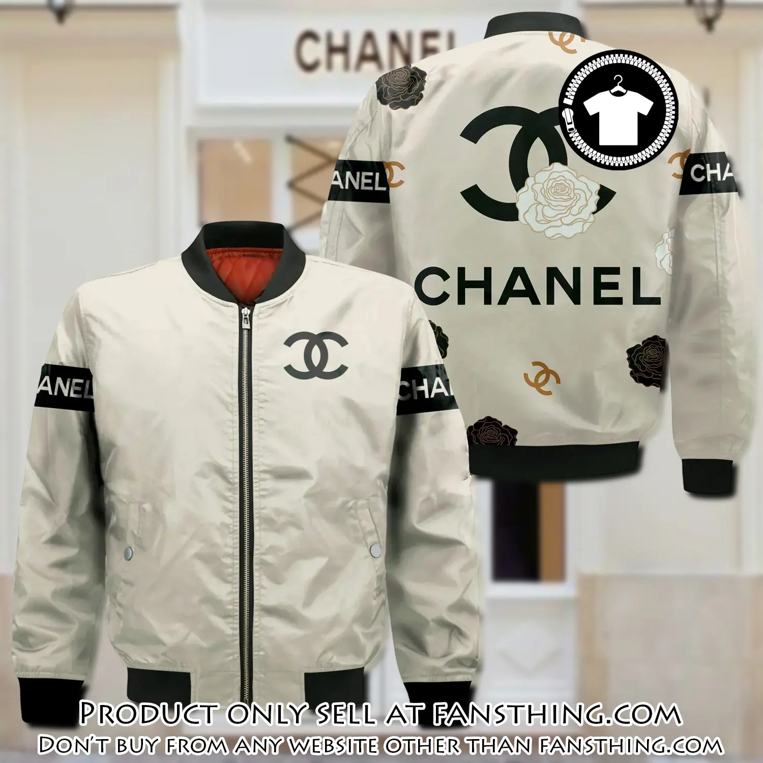 Chanel bomber jacket luxury brand clothing clothes outfit for men women fst5009473